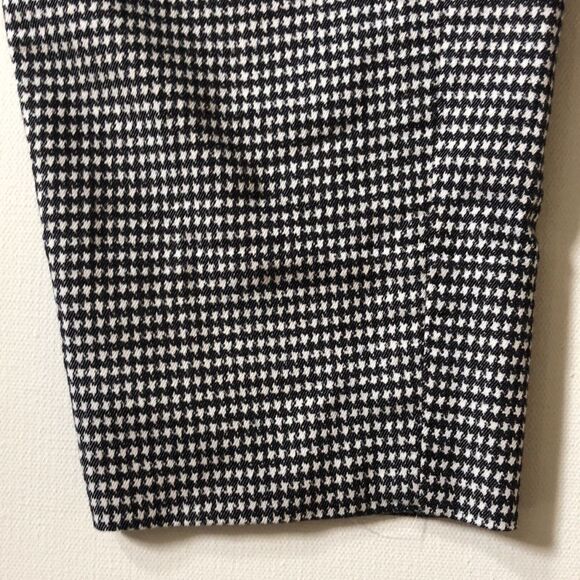 H&M Houndstooth Cropped Trousers Sz 6 - Picture 6 of 6